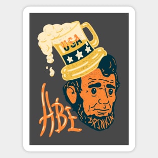 Abe Drinkin Magnet